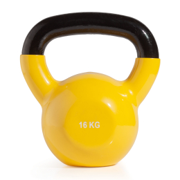 Гиря чугунная винил 16 кг (модель: К-4) VictoryFit VF-KV160