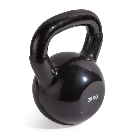 Гиря чугунная винил 20 кг (модель: К-4) VictoryFit VF-KV200