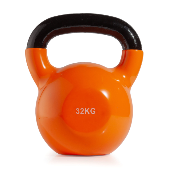 Гиря чугунная винил 32 кг (модель: К-4) VictoryFit VF-KV320