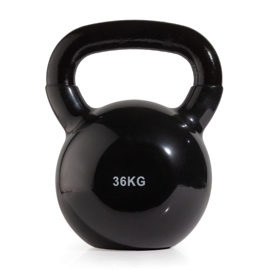 Гиря чугунная винил 36 кг (модель: К-4) VictoryFit VF-KV360