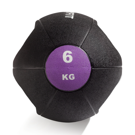 Медбол с хватом 6 кг VictoryFit VF-MBB060