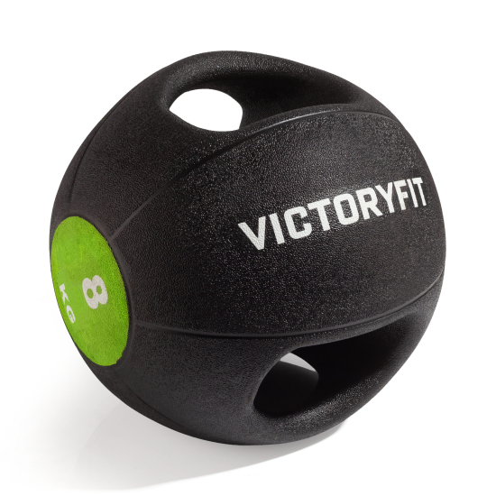 Медбол с хватом 8 кг VictoryFit VF-MBB080