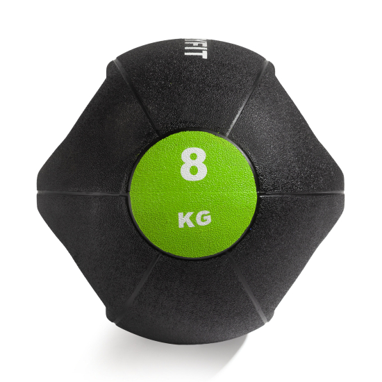 Медбол с хватом 8 кг VictoryFit VF-MBB080