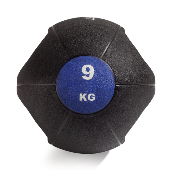 Медбол с хватом 9 кг VictoryFit VF-MBB090