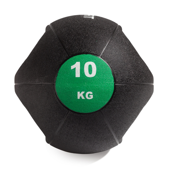 Медбол с хватом 10 кг VictoryFit VF-MBB100