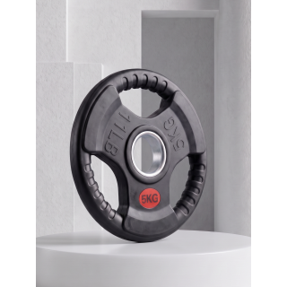Диск 51 мм.  обрезиненный с 3-мя хватами  5 кг (2 штуки)   VictoryFit VF-S510500-2