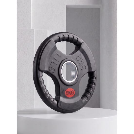 Диск 51 мм.  обрезиненный с 3-мя хватами  5 кг (2 штуки)   VictoryFit VF-S510500-2