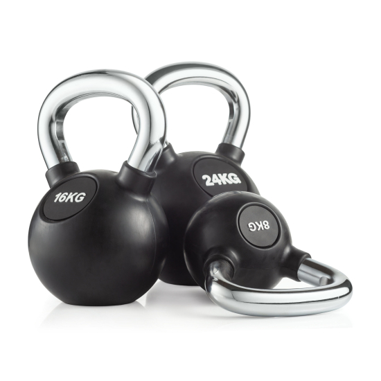 Гиря с резиновым покрытием 6 кг (модель: К-6) VictoryFit VF-KRU060