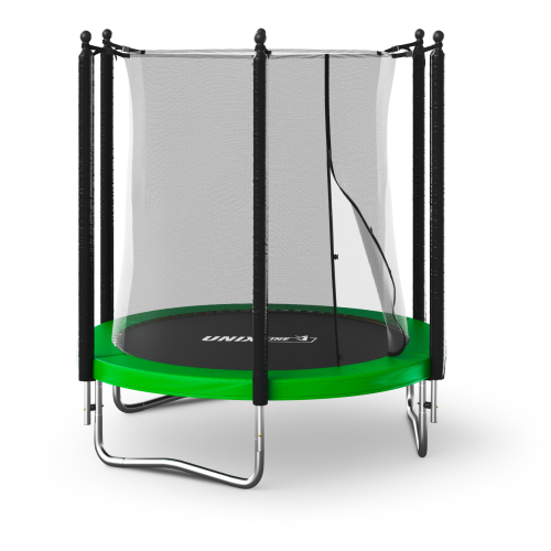 Батут UNIX Line Simple 6 ft (183 см) с внутренней защитной сеткой, зеленый