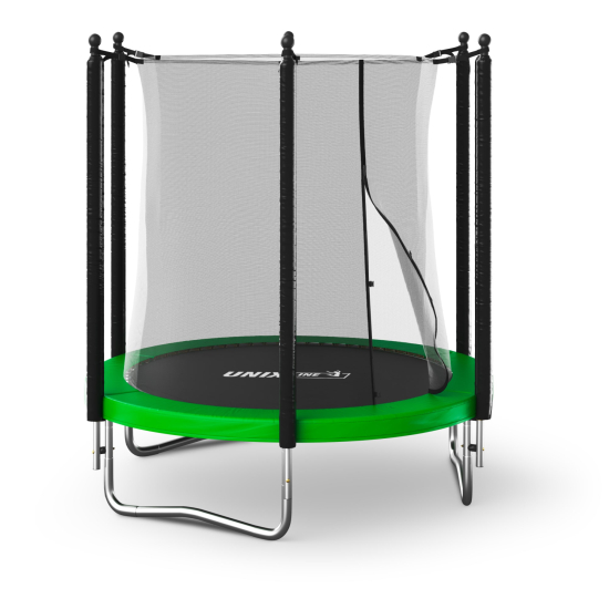 Батут UNIX Line Simple 6 ft (183 см) с внутренней защитной сеткой, зеленый