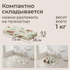 Игровой коврик складной UNIX Kids Traces / Следы 150x180 см коричневый