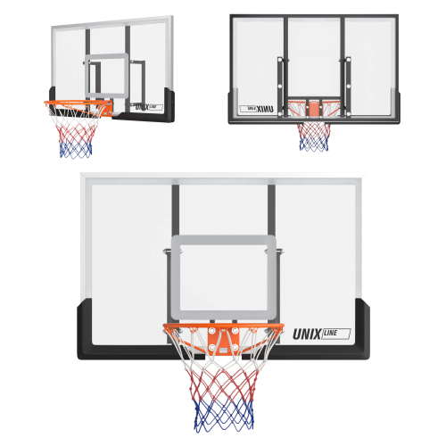Баскетбольный щит UNIX Line B-Backboard 48"x32" (122 х 82 см) R45