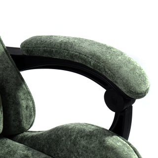 Вибромассажное кресло Calviano AVANTI ULTIMATO green fabric