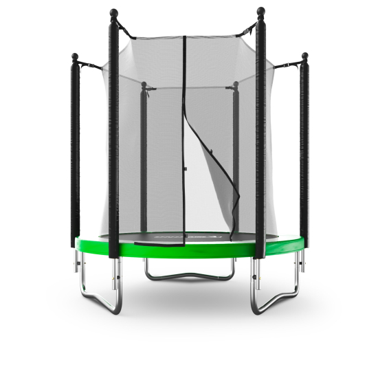 Батут UNIX Line Simple 6 ft (183 см) с внутренней защитной сеткой, зеленый