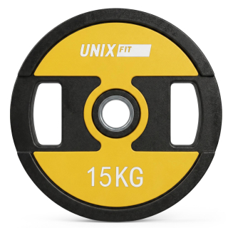 Набор дисков уретановых с хватом UNIX Fit PRO от 2,5 до 25 кг, 6 шт.