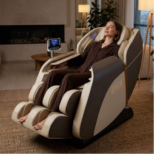 Массажное кресло UNIX Amelia Beige