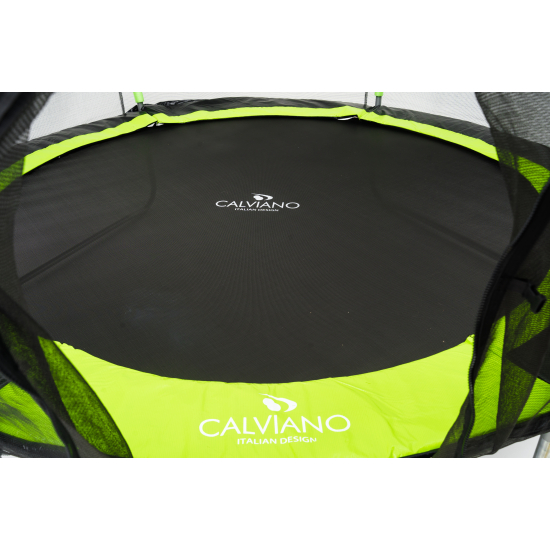 Батут пружинный с защитной сеткой Calviano 312 см - 10ft OUTSIDE master green