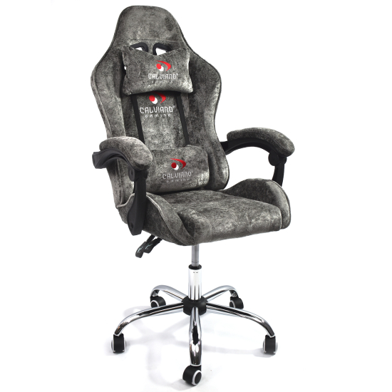 Вибромассажное кресло Calviano Nero dark grey plush