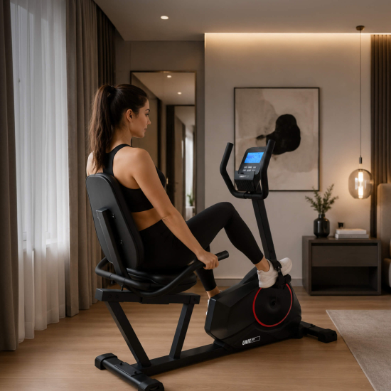 Горизонтальный велотренажер UNIX Fit BR-390Е