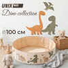 Сухой бассейн для шариков UNIX Kids Dino / Дино 100 см зеленый (без шариков)