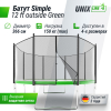 Батут UNIX Line Simple 12 ft Green (outside)