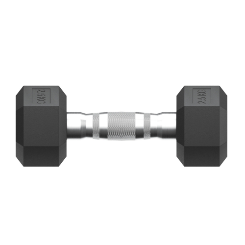 Гантель гексагональная UNIX Fit обрезиненная 2,5 кг, 2 шт.