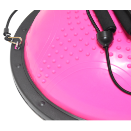 Тренажер Балансировочная платформа CALVIANO Bosu Ball 58 см розовый