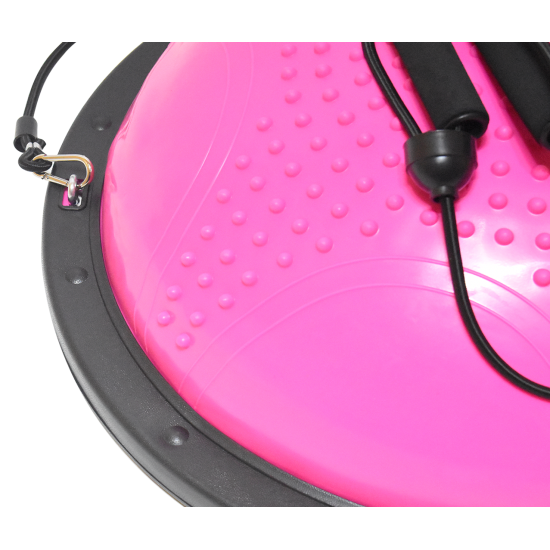 Тренажер Балансировочная платформа CALVIANO Bosu Ball 58 см розовый