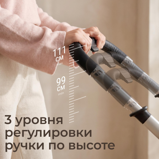 Коляска прогулочная UNIX Kids Verona / Верона тёмно-серый