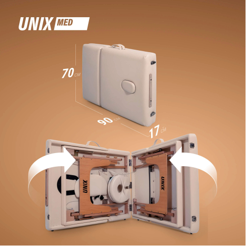 Массажный стол UNIX Premium Cream