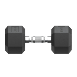 Гантель гексагональная UNIX Fit обрезиненная 12,5 кг, 2 шт.