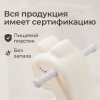 Лошадка-качалка-беговел UNIX Kids с ручкой серый