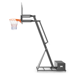 Баскетбольная стойка UNIX Line B-Stand-TG PRO 54"x32" (140 х 82 см) R45 H230-305 см