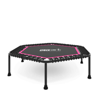 Батут спортивный UNIX Line FITNESS Lite Pink (125 см)