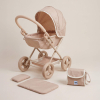 Коляска для кукол UNIX Kids Cradle Doll / с люлькой бежевый