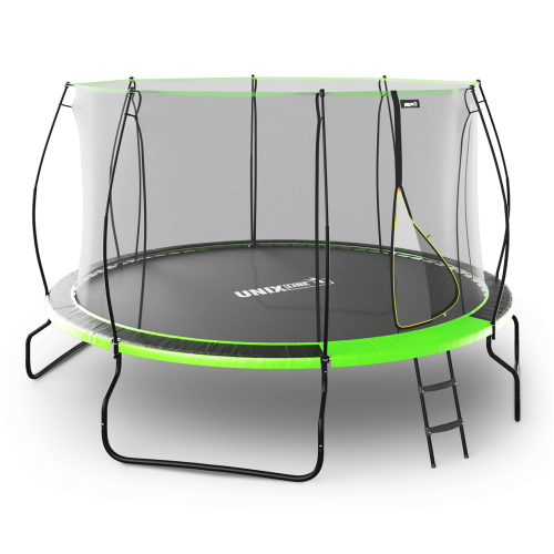 Батут UNIX Line 12 ft UFO Green