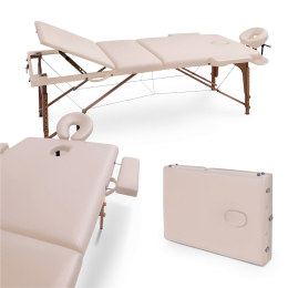 Массажный стол UNIX Standard 3 Section Beige