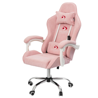 Вибромассажное кресло Calviano Nero pink plush