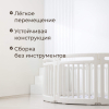 Манеж UNIX Kids Classic Round / Классик круглый (150 см) белый