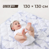 Коврик стеганный UNIX Kids Ocean / Океан 130x130 см