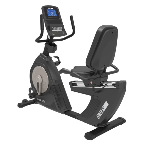 Горизонтальный велотренажер UNIX Fit B-1250 PRO (7" LCD)