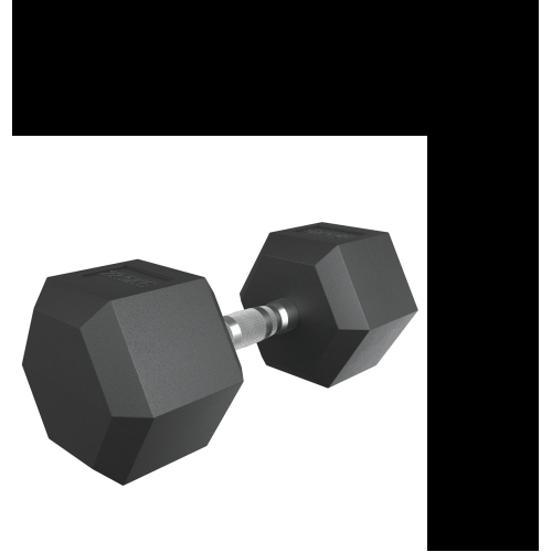 Гантель гексагональная UNIX Fit обрезиненная 22,5 кг / шт.