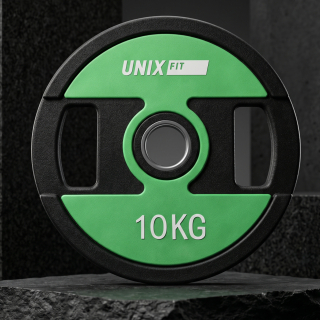 Диск уретановый c хватом UNIX Fit PRO 10 кг, 51 мм, 1 шт.