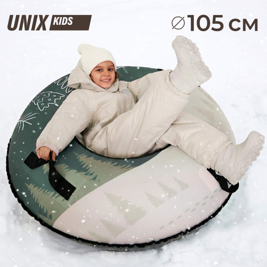 Тюбинг UNIX Kids Tree / Дерево (105 см) зеленый