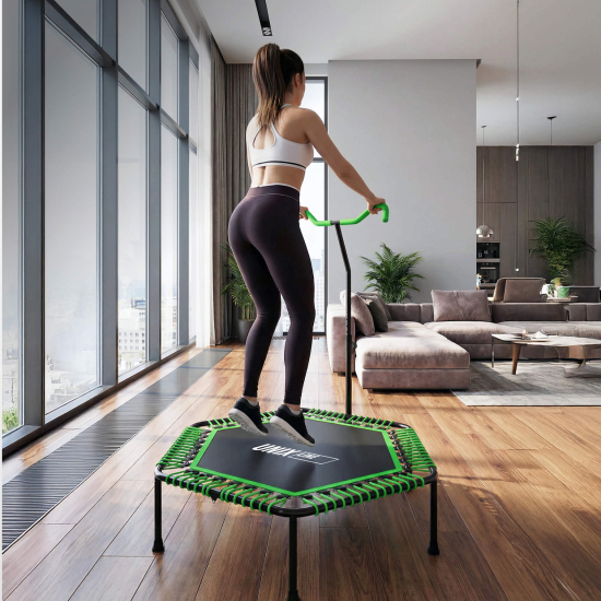 Батут спортивный UNIX Line FITNESS PRO (125 см) Green