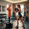 Royal Fitness водоналивной манекен для бокса